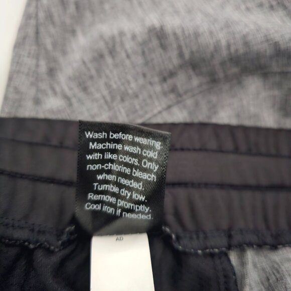 FLX Gray/Black Heather Elastic Waistband 7-Inch Accelerate Shorts Men's Large - Picture 11 of 16